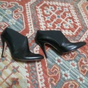 ALDO WOMEN'S LEATHER BOOTIES DARK BROWN  SIZE11B